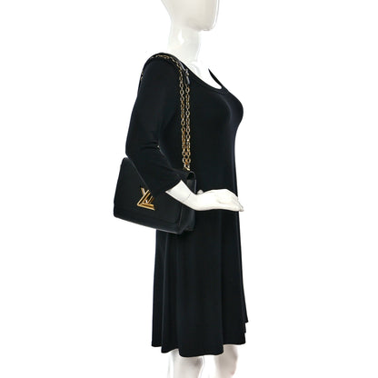Louis Vuitton Epi Twist Shoulder Bag MM Black 2 of 10