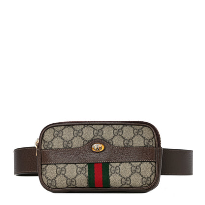 Gucci GG Supreme Monogram Ophidia Belted iPhone Case 85 34 Dark Brown 1 of 12