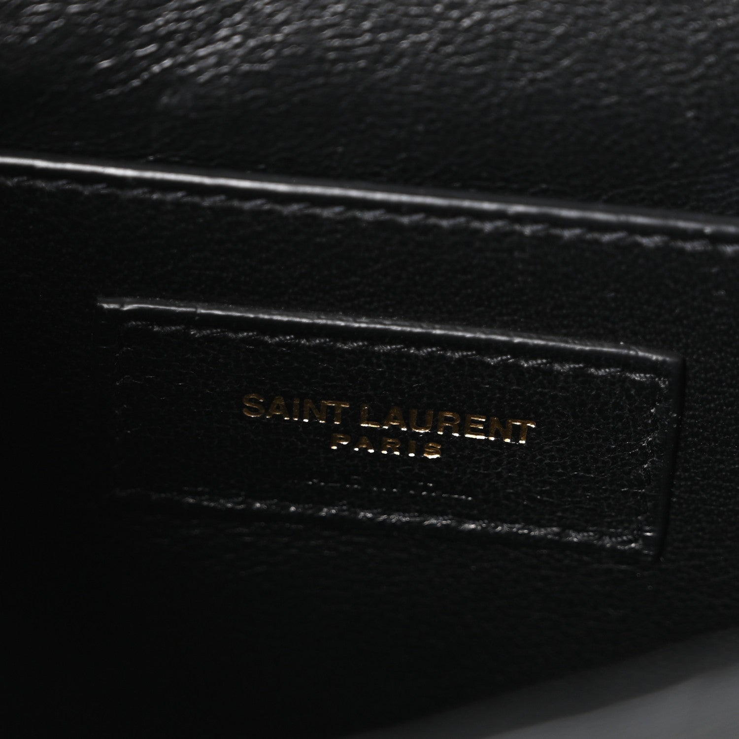 Saint Laurent Patent Matelasse Monogram Large Vicky Chain Bag Black 5 of 9