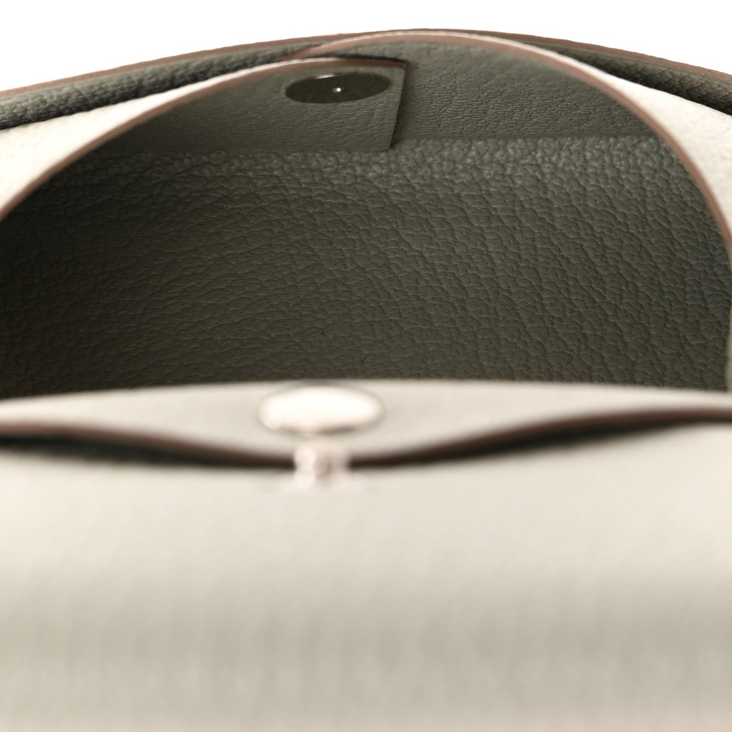 Hermes Chevre Mysore Calvi Duo Card Case Gris Perle 5 of 8