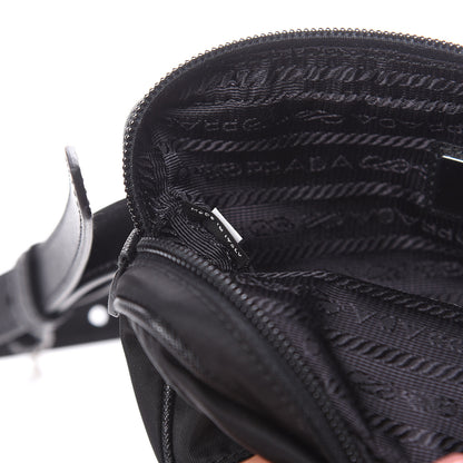 Prada Tessuto Nylon Saffiano Belt Bag Black 7 of 7