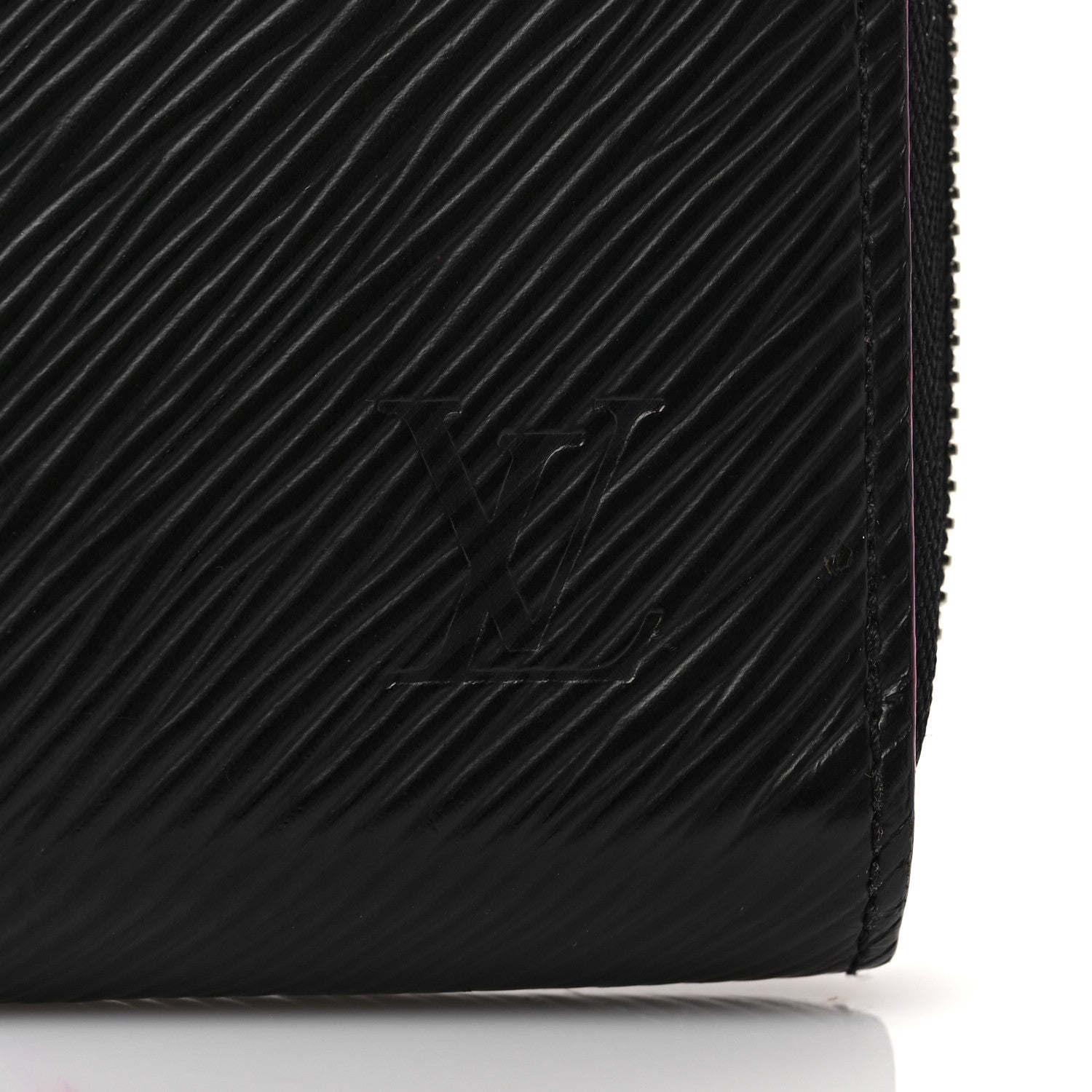 Louis Vuitton Epi Zippy Wallet Black Hot Pink 7 of 7
