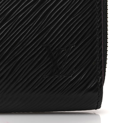 Louis Vuitton Epi Zippy Wallet Black Hot Pink 7 of 7