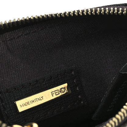 Fendi Zucca Spalmati Forever Coin Pouch Key Case Tobacco 6 of 7
