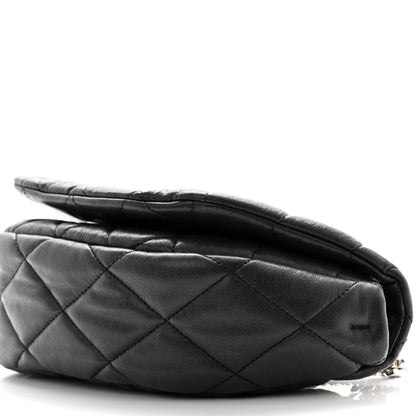 Burberry Calfskin Quilted Small Shield Shoulder Bag Slate 10 of 12