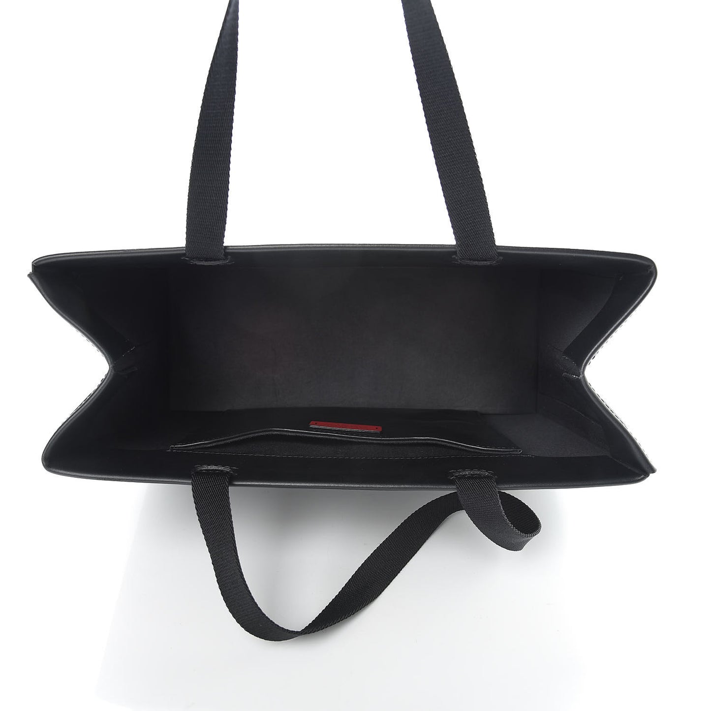 Printed Calfskin VLTN Tote Black