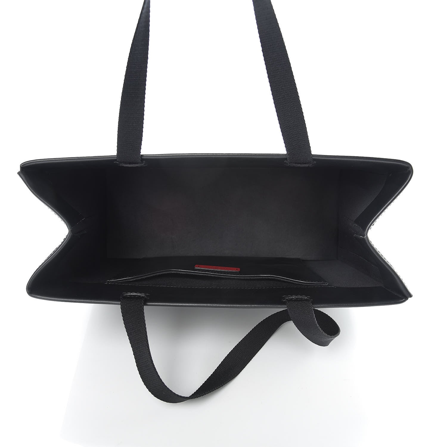 Valentino Garavani Printed Calfskin VLTN Tote Black 5 of 12