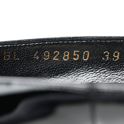 Saint Laurent Patent Opyum Appelle Moi Ankle Strap Pump 39 Black 8 of 16