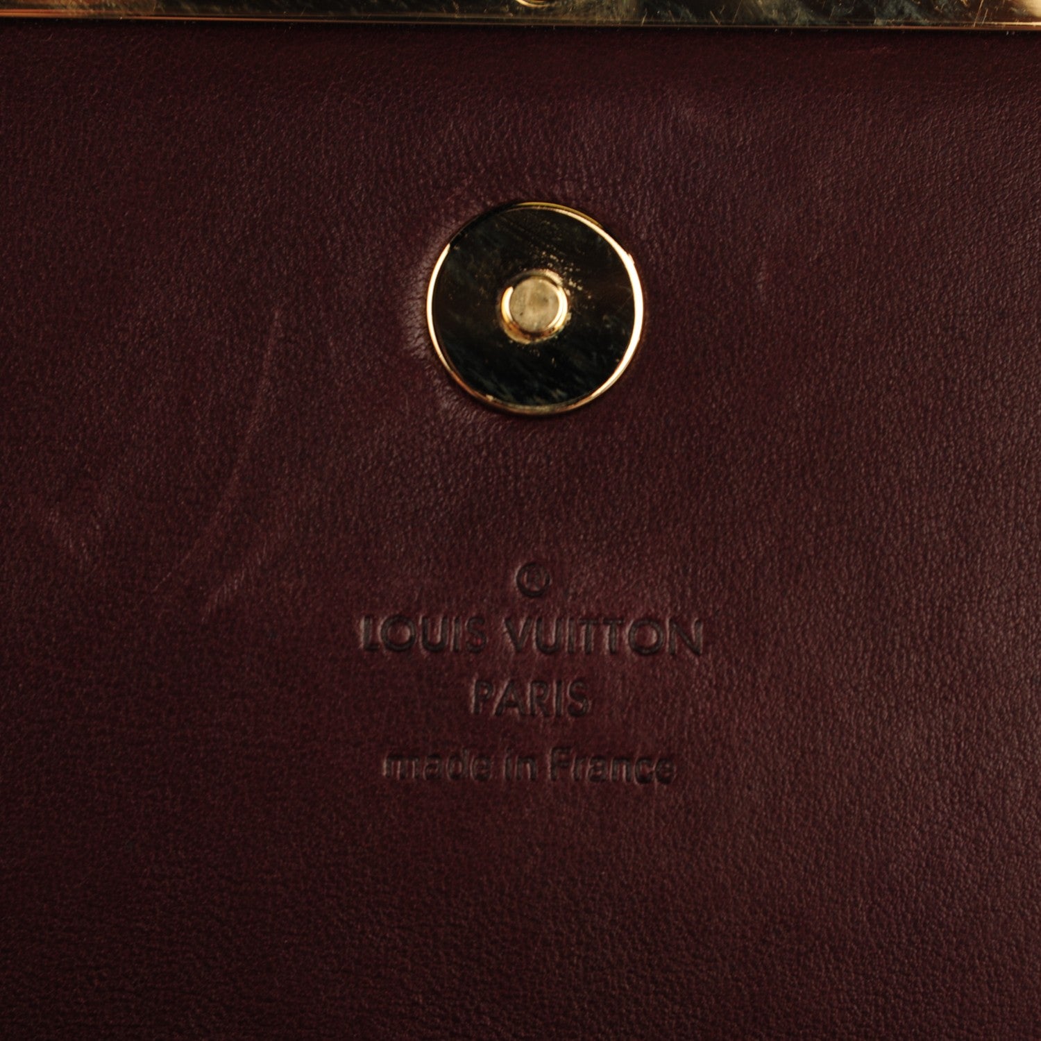 Louis Vuitton Lizard Rossmore PM Burgundy 5 of 8