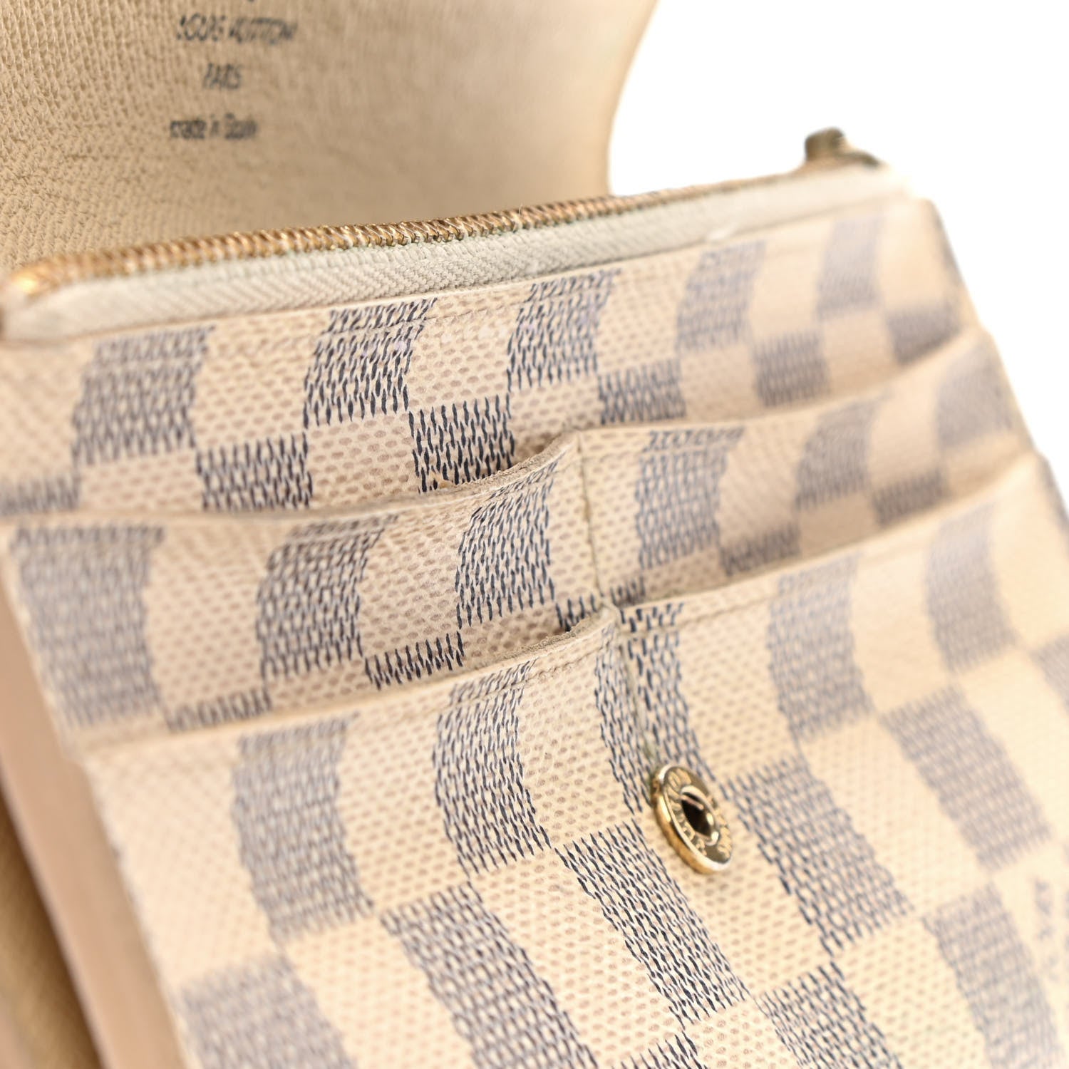 Louis Vuitton Damier Azur Emilie Wallet 10 of 13
