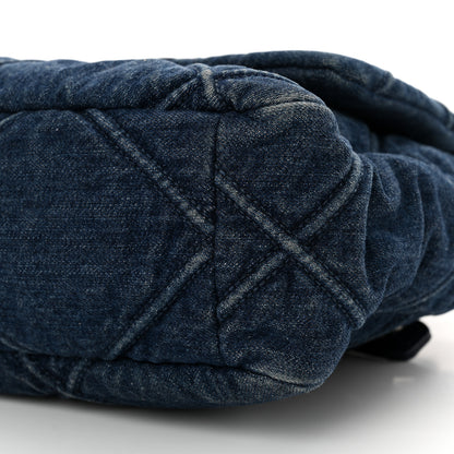 Chanel Denim Quilted Large Chanel 19 Flap Blue 10 of 10