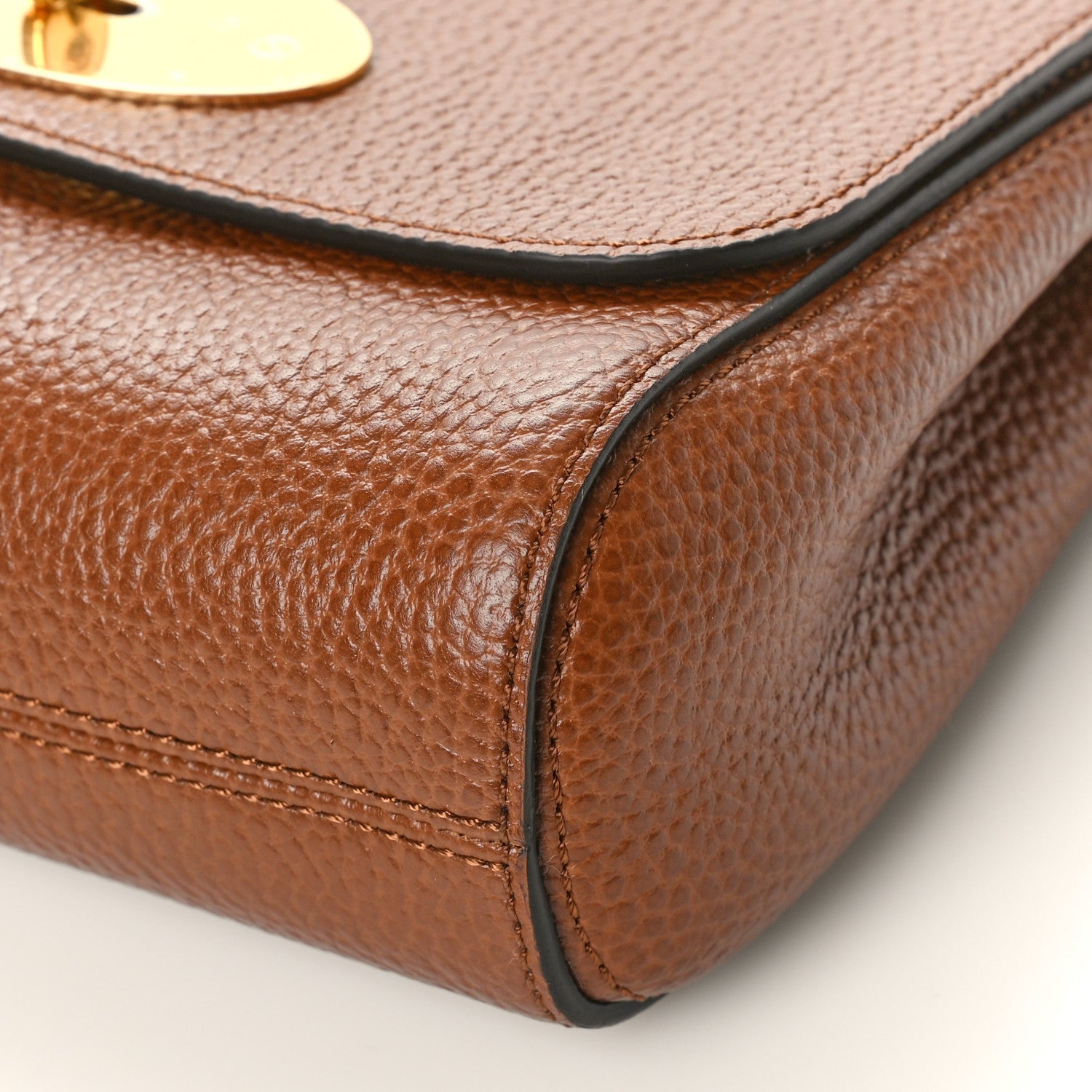 Mulberry Small Classic Grain Calfskin Small Lily Flap Oak 9 of 9