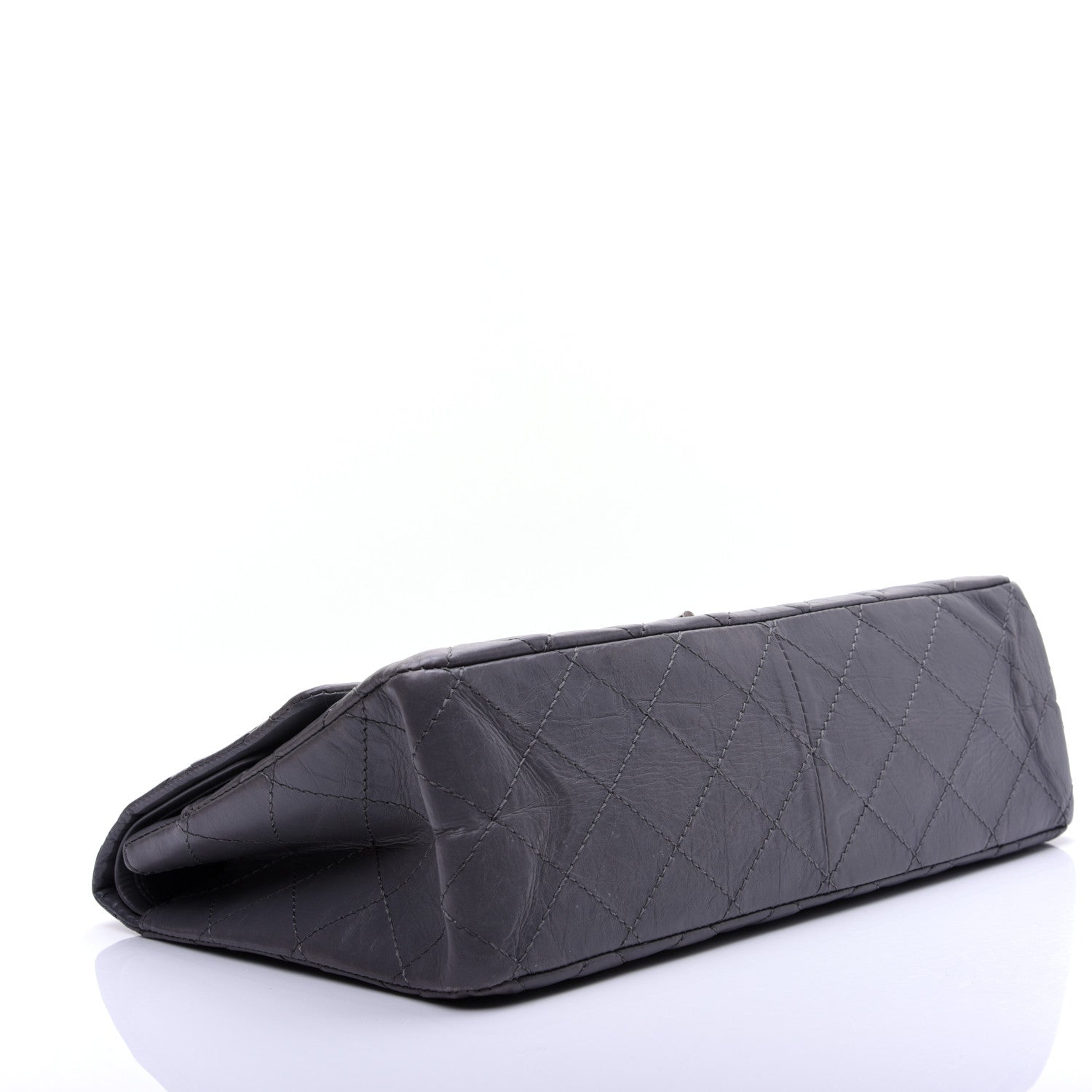 Chanel Aged Calfskin Quilted 2.55 Reissue 227 Flap Grey 4 of 14