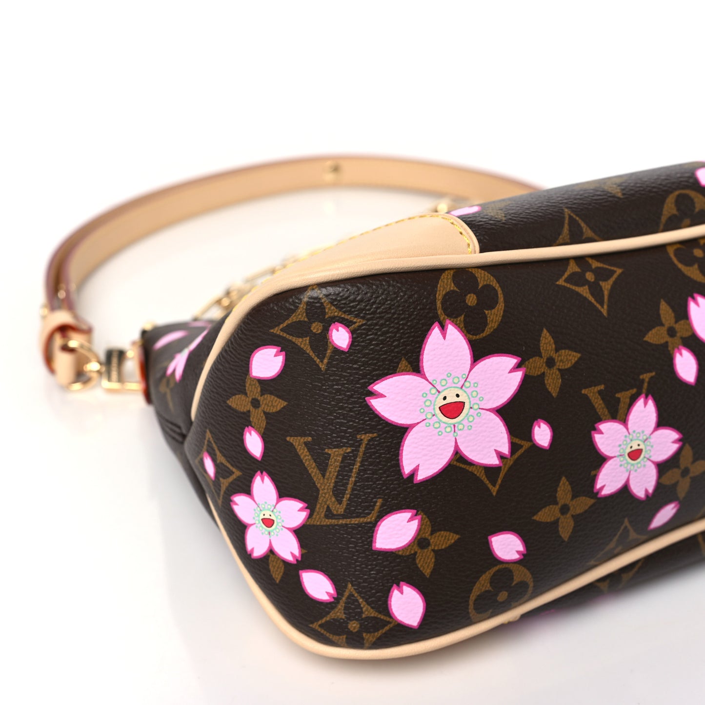 LV X TM Monogram Cherry Blossom Boulogne Sakura Brown