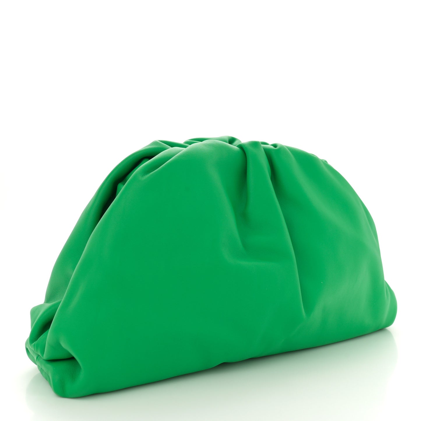Smooth Butter Calf The Pouch Oversized Clutch Parakeet
