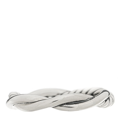 David Yurman Sterling Silver 14K Yellow Gold Petite Infinity Band Ring 54 7 1 of 4