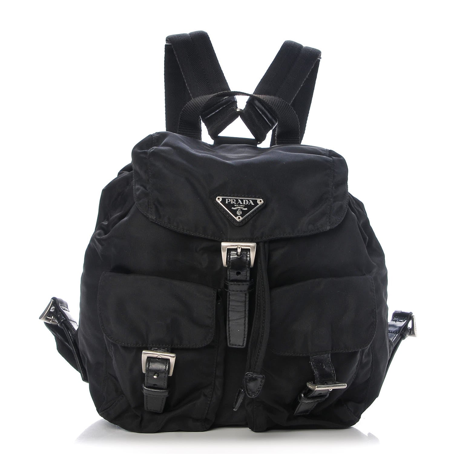 Prada Tessuto Nylon Vela Small Backpack Black 1 of 6