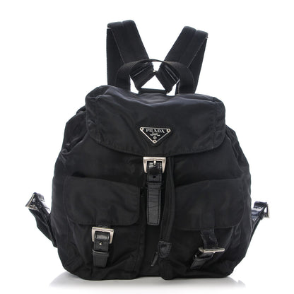 Prada Tessuto Nylon Vela Small Backpack Black 1 of 6