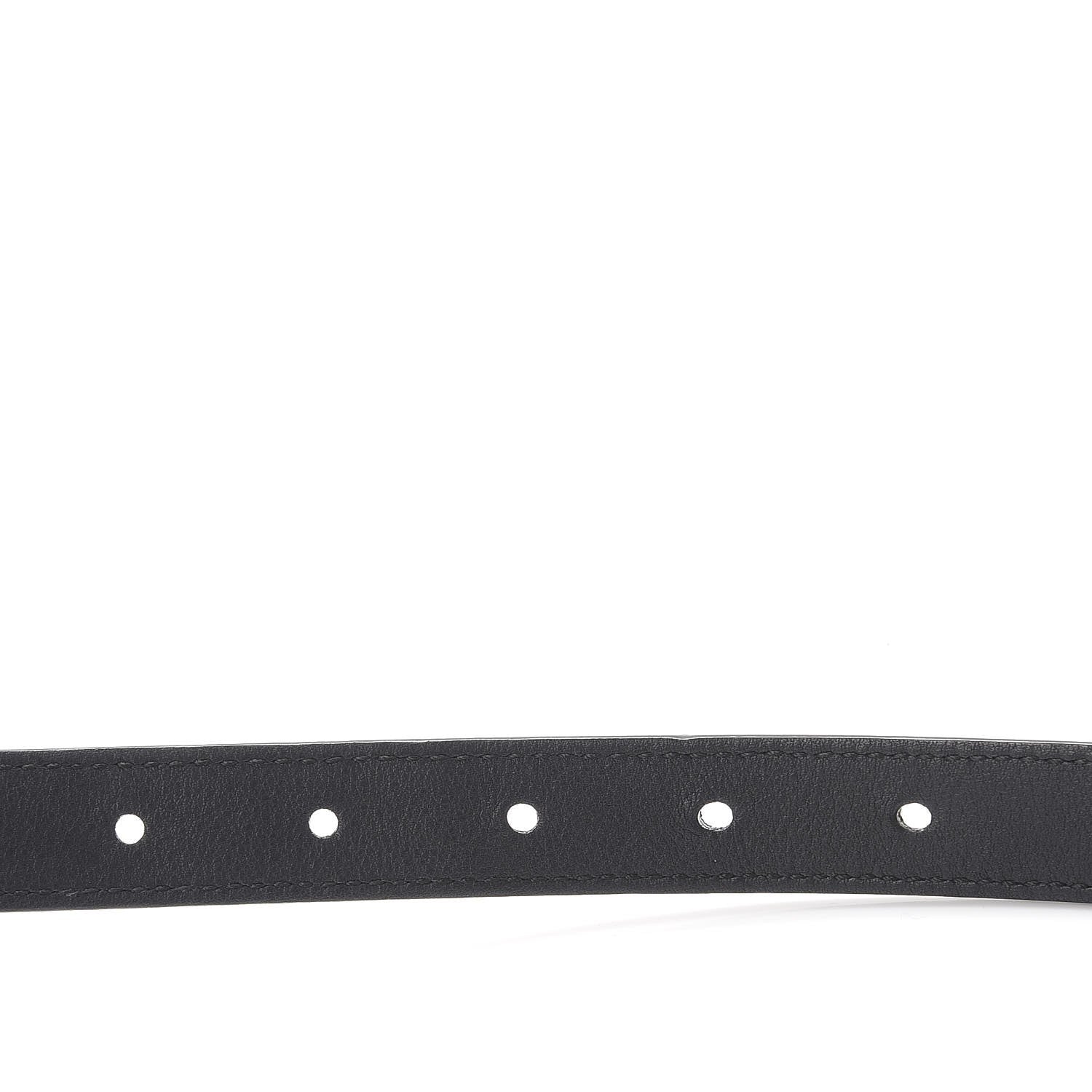 Gucci Calfskin Double G 20mm Belt 85 34 Black 6 of 7