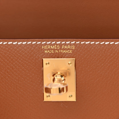 Hermes Epsom Mini Kelly Sellier 20 Gold 6 of 11
