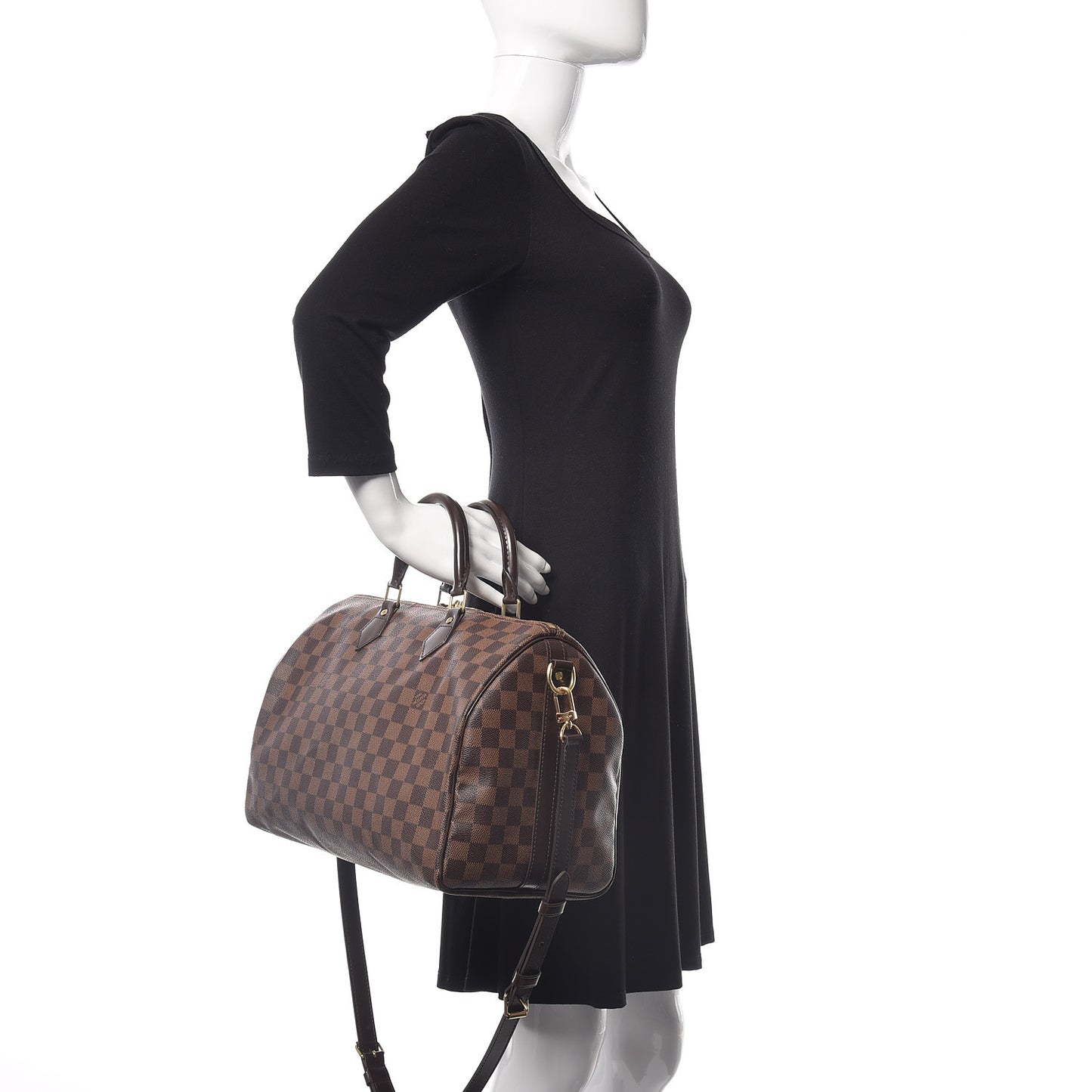 Damier Ebene Speedy Bandouliere 35