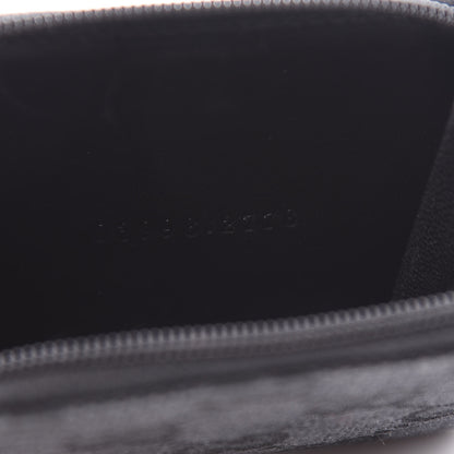 Gucci Monogram Zip Around Coin Purse Black 8 of 9