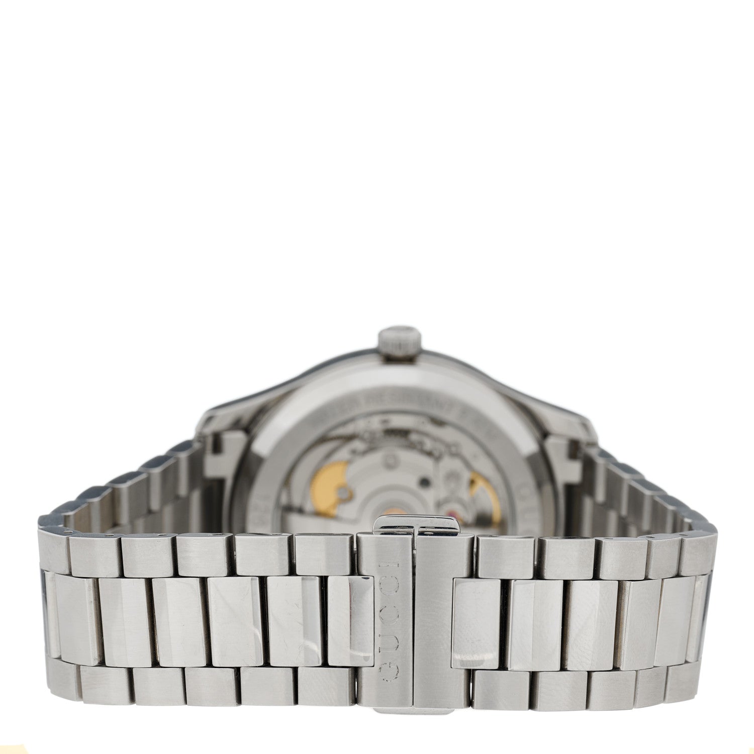 Gucci Stainless Steel 38mm G-Timeless Bee Automatic Watch Black Onyx 3 of 5