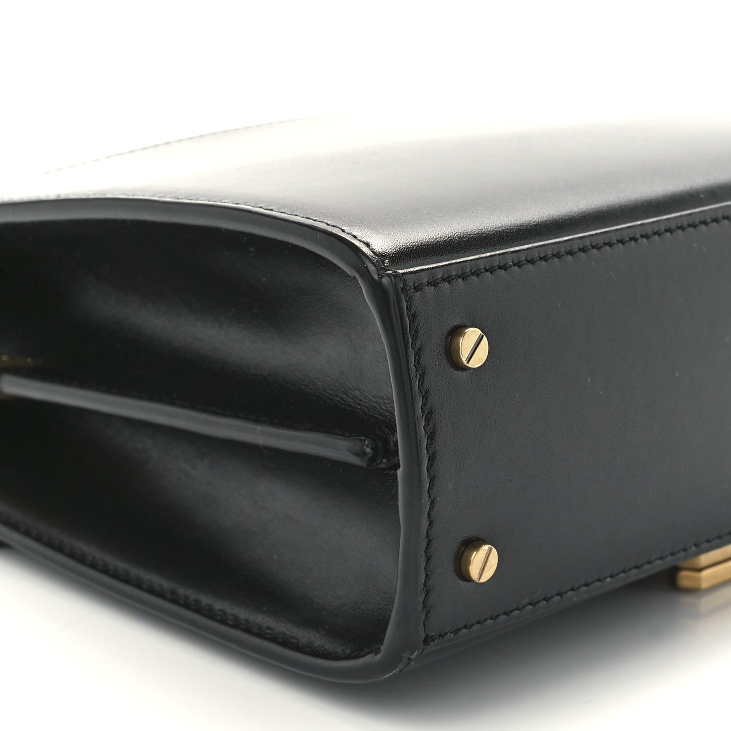 Grain de Poudre Mini Classic Monogram Cassandra Top Handle Black