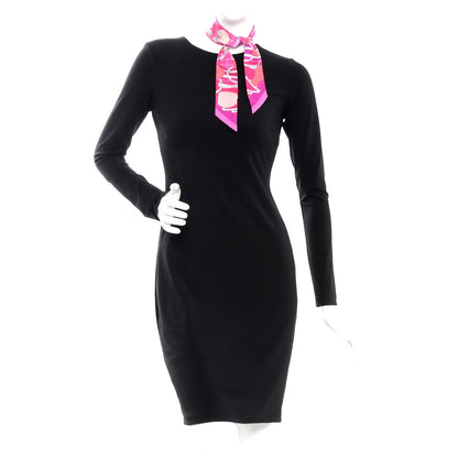 Hermes Silk Tatersale Twilly Fuchsia Rouge Vif Corail 2 of 4