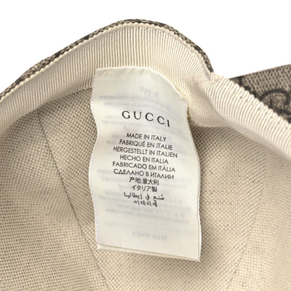 Gucci GG Supreme Monogram Apple Print Baseball Hat M Beige Red 8 of 8