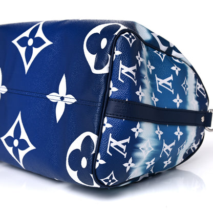 Louis Vuitton Monogram Escale Speedy Bandouliere 30 Blue 8 of 12