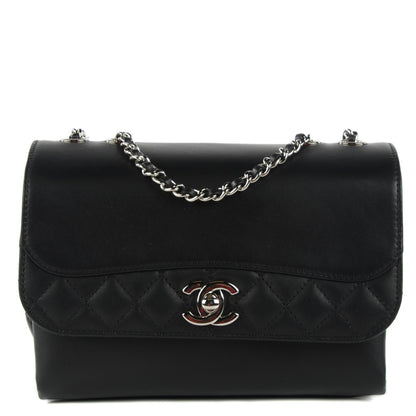 Chanel Calfskin Mini Tramezzo Flap Black 1 of 7