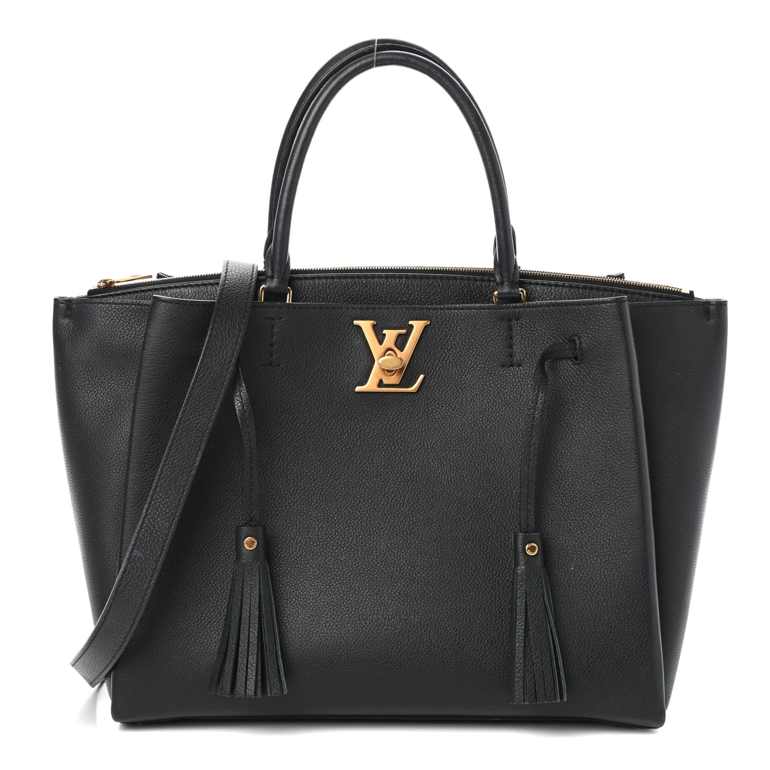 Louis Vuitton Calfskin Lockmeto Black 1 of 10