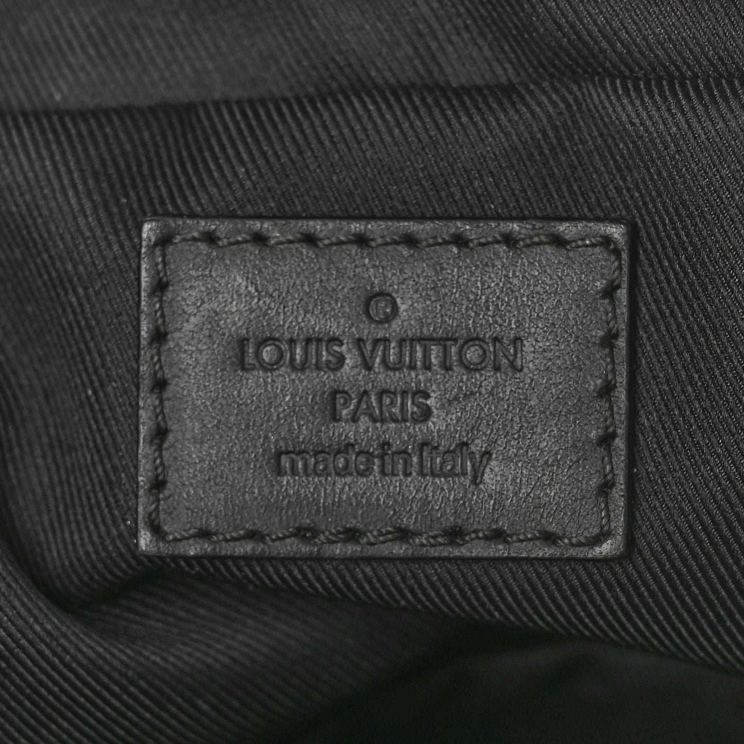 Calfskin Monogram Shadow Danube PM Black