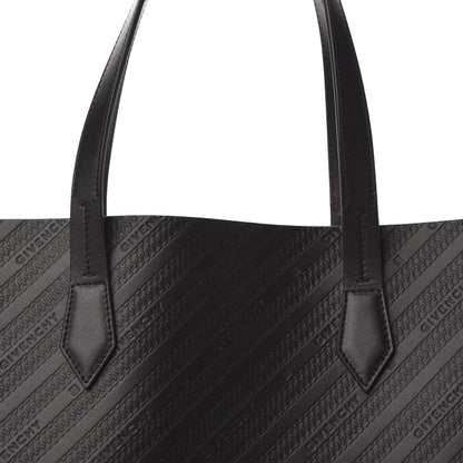 Givenchy Calfskin Chain Embossed Medium Bond Shopper Tote Black 11 of 11