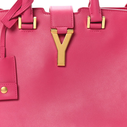 Saint Laurent Calfskin Small Classic Y Cabas Fuchsia 8 of 10