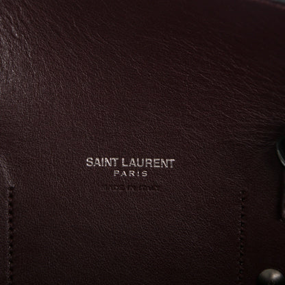 Saint Laurent Grained Calfskin Small Classic Sac De Jour Armaranto 6 of 7