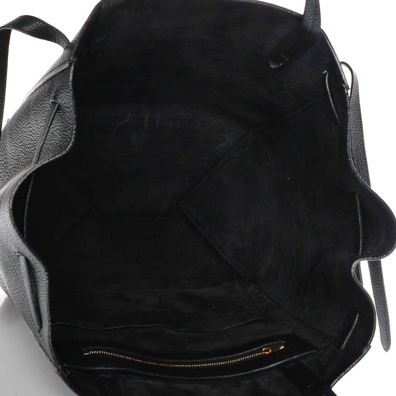 Celine Soft Grained Calfskin Medium Cabas Phantom Black 5 of 9