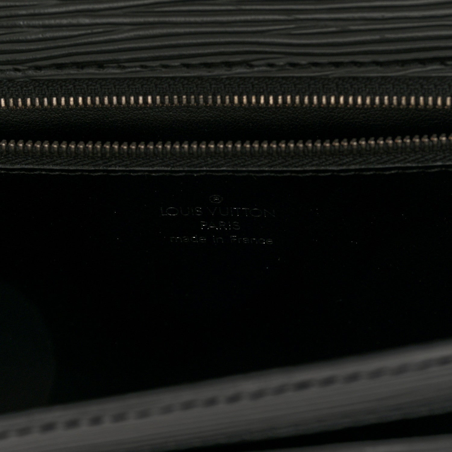 Louis Vuitton Epi Pochette Sellier Dragonne Clutch Black 6 of 6