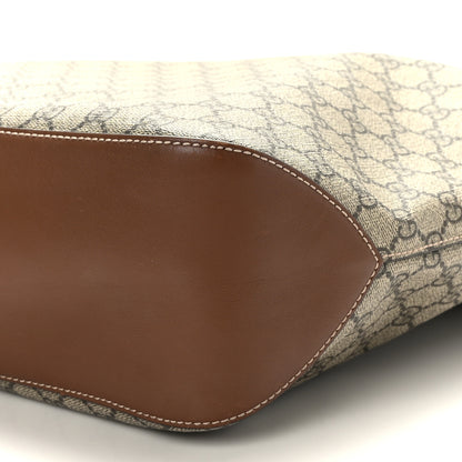 Gucci GG Supreme Monogram Large Linea A Hobo Light Brown 9 of 9