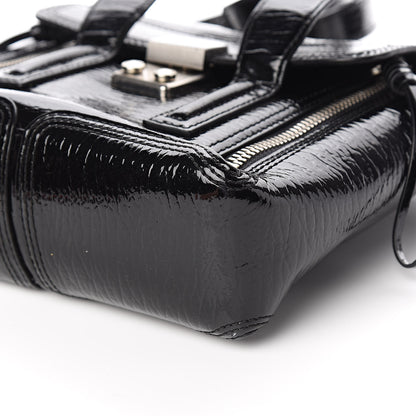 3.1 Phillip Lim 3.1 Textured Patent Mini Pashli Satchel Black 9 of 10