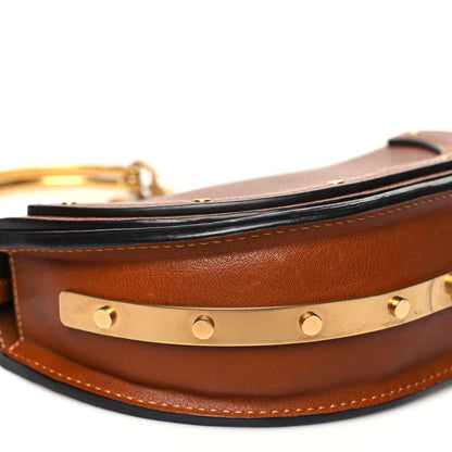 Chloe Calfskin Small Nile Bracelet Minaudiere Bag Caramel 8 of 13