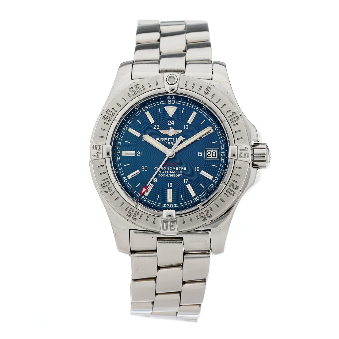 Stainless Steel 41mm Colt Automatic Watch Blue A17380