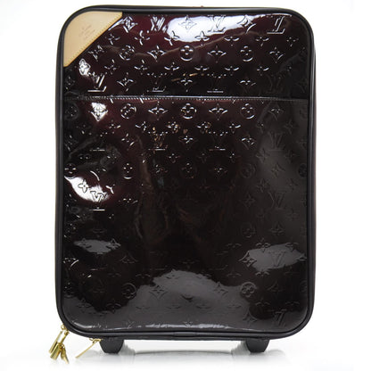 Louis Vuitton Vernis Pegase 45 Rolling Luggage Amarante 1 of 10