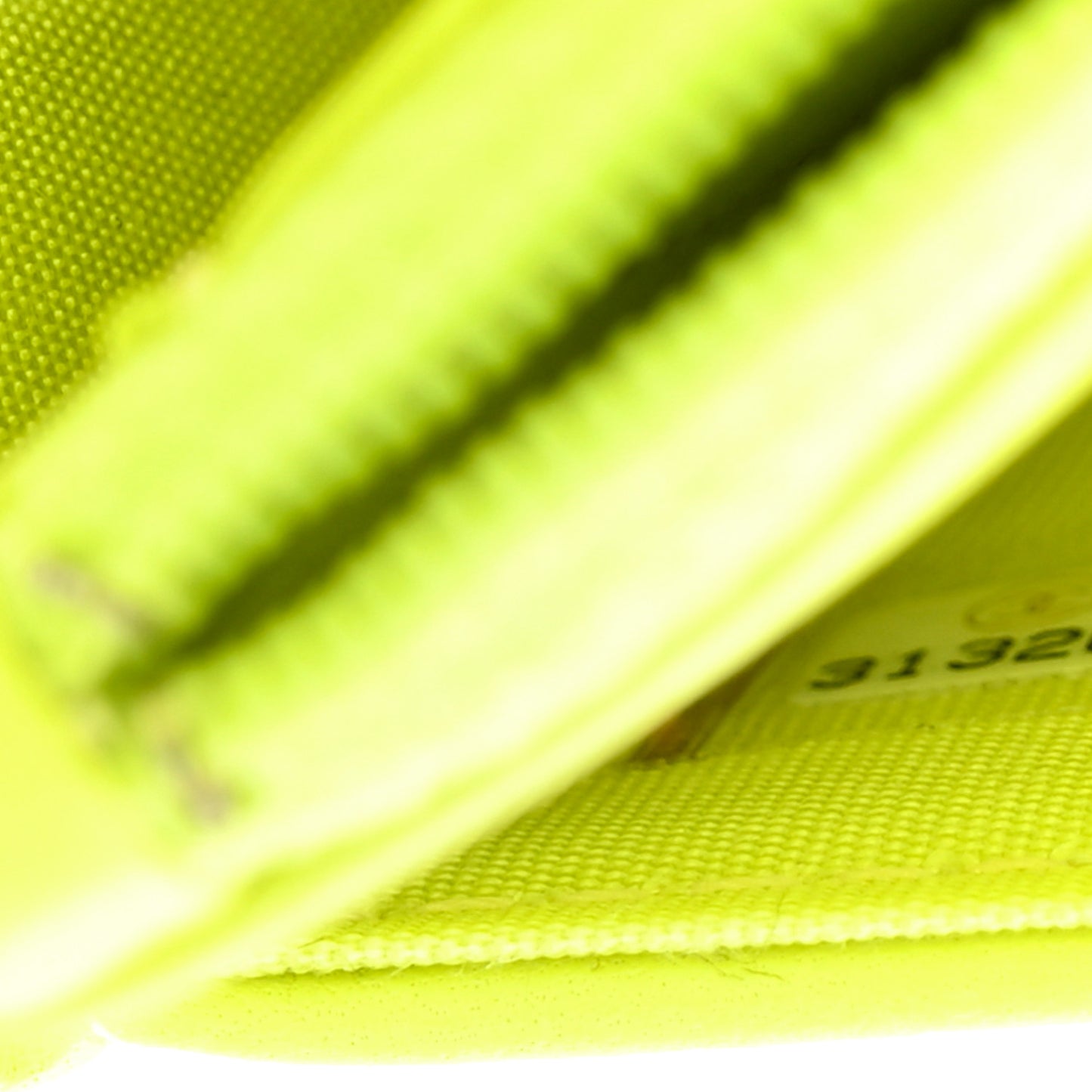 Shiny Lambskin Quilted Chanel 19 Wallet On Chain WOC Neon Yellow
