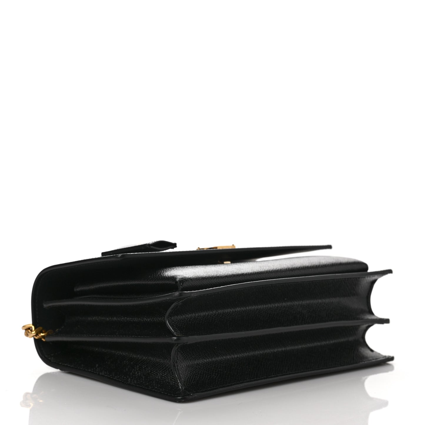 Coated Bark Calfskin Medium Monogram Sunset Black