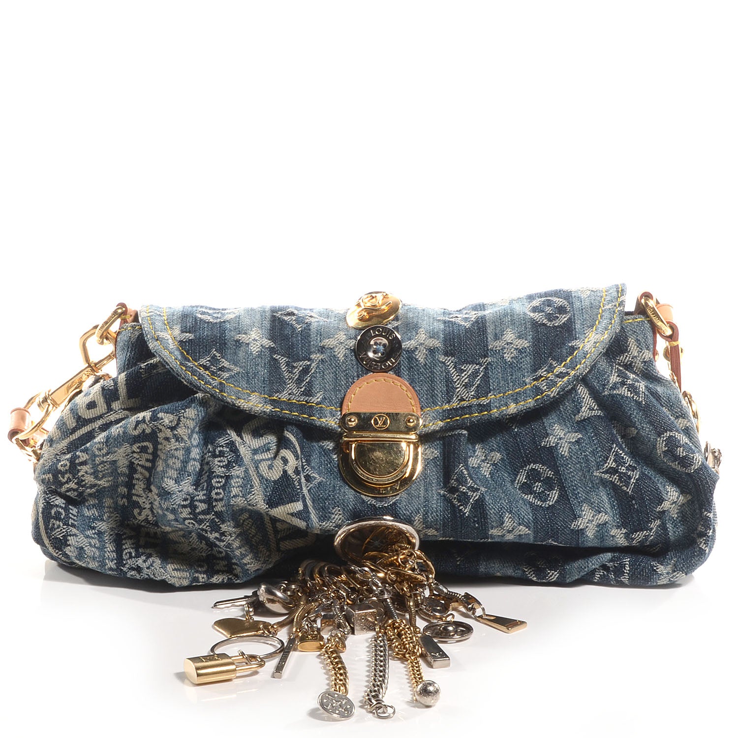 Louis Vuitton Denim Raye Judy Blame Mini Pleaty 1 of 7