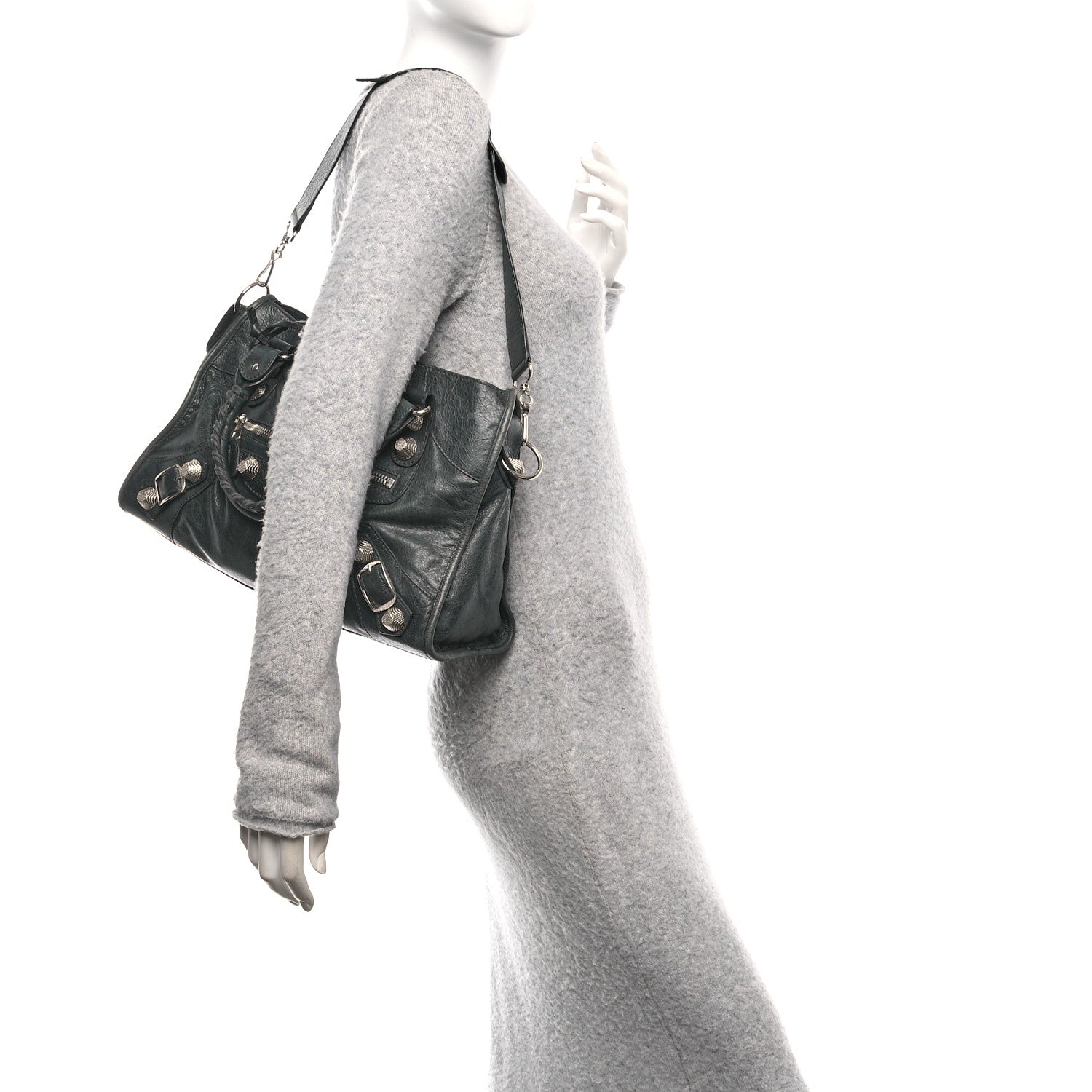Balenciaga Agneau Giant 21 Silver Hardware City Anthracite 2 of 11