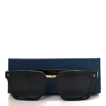Louis Vuitton Acetate Metal Urban Square Sunglasses Z2090E Black 7 of 7