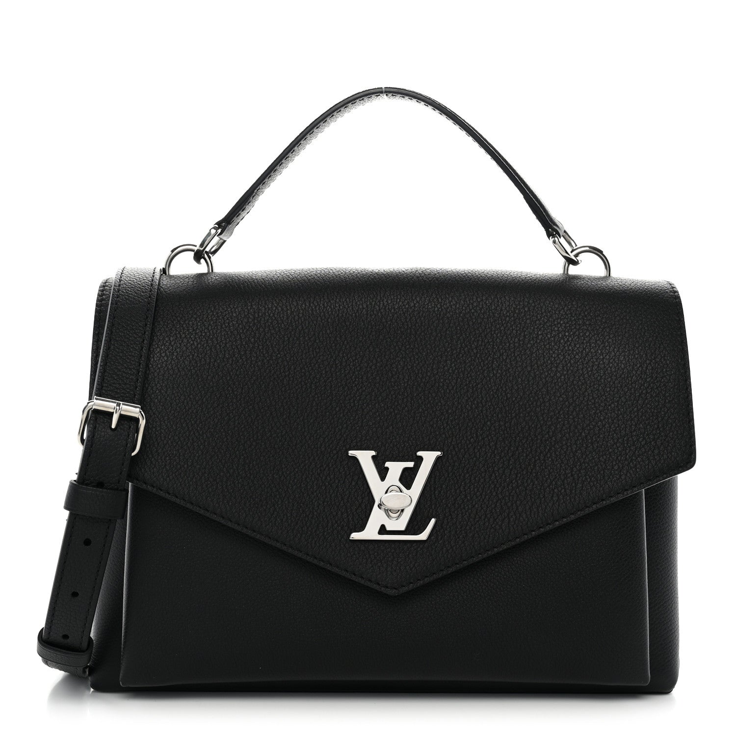 Louis Vuitton Soft Calfskin My Lockme Top Handle  Black 1 of 9